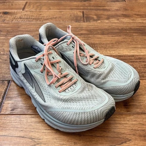 Altra Torin 5 Road Running Shoes Foot Shape Zero Drop Mint Coral Womens Size 9 - Picture 3 of 10